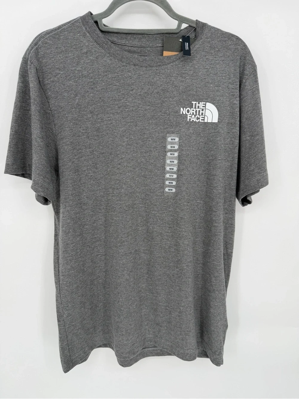 The North Face Men's Heather Gray Short Sleeve Logo Tee